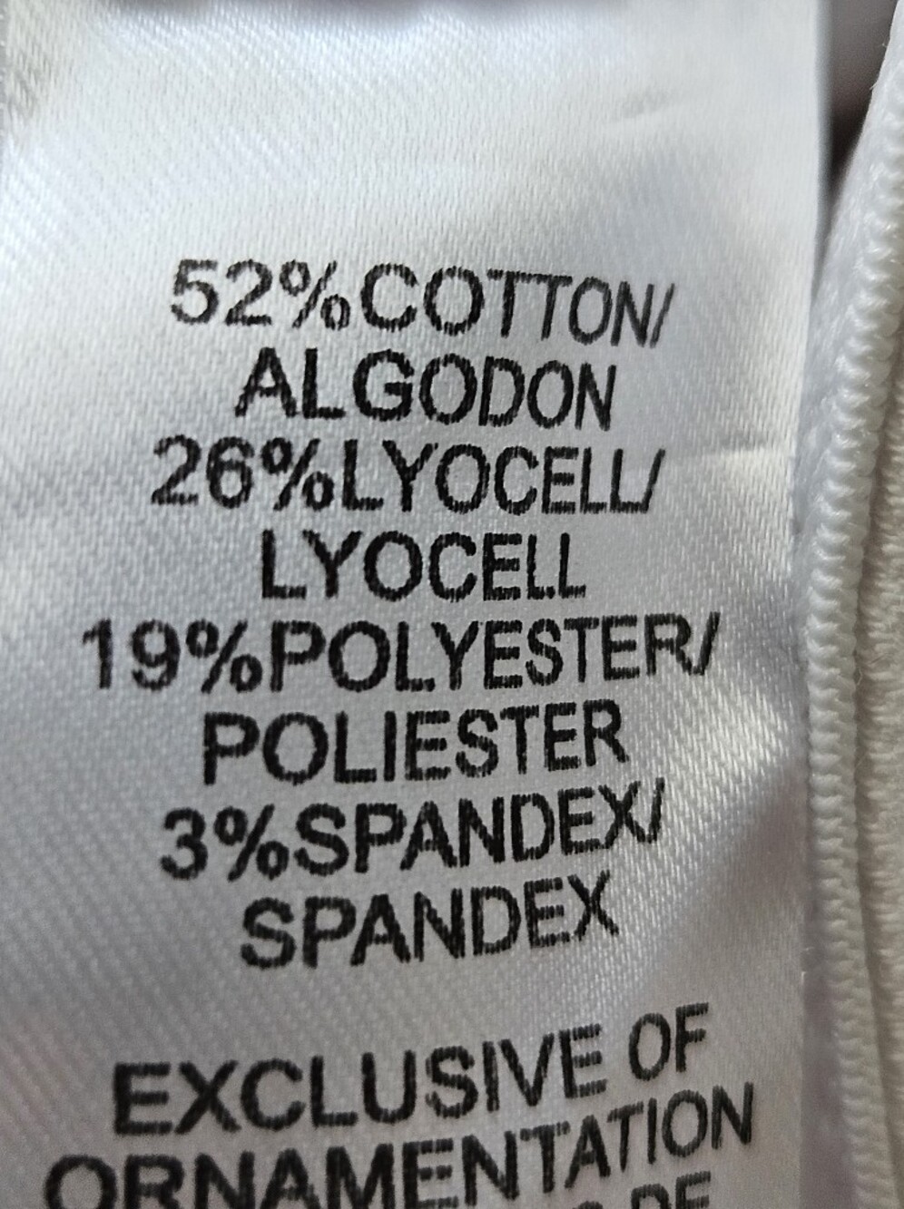Democracy Ab Solution Womens White Cropped Jeans Sz 16p Stretch Coastal Classic - Picture 8 of 13